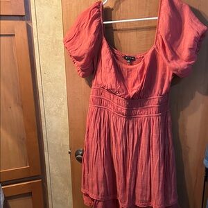 As U Wish Terracotta Dress